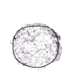 QHP Haarnetje Invisible Pearl Zwart