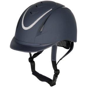 Casquette de sécurité Harry's Horse Challenge Sparkle VG1 Bleu marine