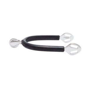 Stubben SEQ Sporen Soft Touch Disc Vertical Silver/Black