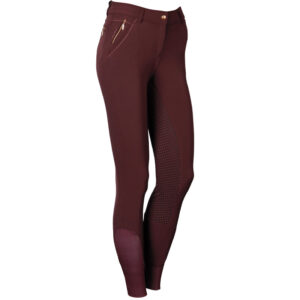 Harry's Horse Reithose Denici Cavalli Maroon Full Grip Bordeaux