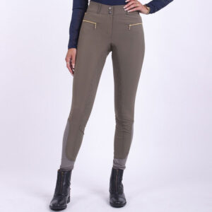 QHP Riding Breeches Tara Full Grip Olive