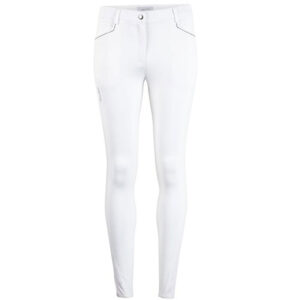 Montar Rijbroek Bling Full Grip Kids Wit