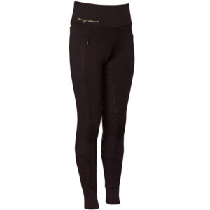 Harry's Horse Equitights Kayla Kids Black Bean