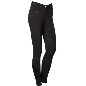 Harry's Horse Rijbroek Denici Cavalli Full Grip Kids Zwart/Rose Goud