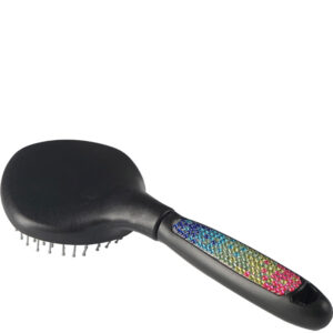 Horka Staart En Manenborstel Rainbow Zwart/Rainbow