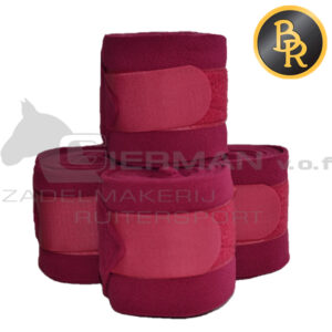 BR Fleece Bandages Chamonix Red Wine