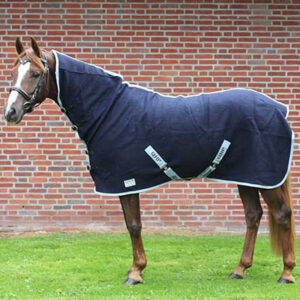 QHP Halsdeken Wol Blauw