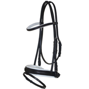 Dobert Hoofdstel Classic Gebombeerd Zwart/Wit