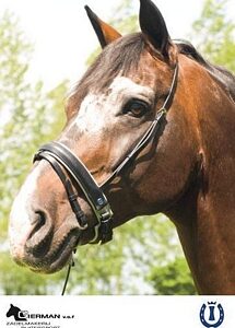 Imperial Riding Neusriem Bonfire Zwart/Wit