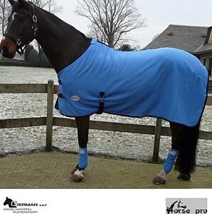 Horse Pro Dolphin Fleecedeken Sky Blue