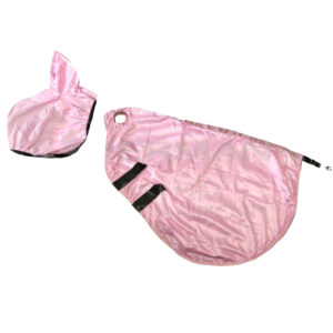 Imperial Riding Vliegenmasker Met Halsstuk Roze