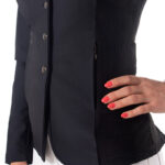 Veste d'équitation close up QHP Noven Noir