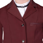 Veste de concours détail poche poitrine QHP Kae bordeaux