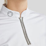 Montar Wedstrijdshirt MoGloria wit detail kraag
