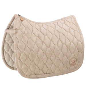 Zadeldekje Eskadron Metallic Faux Leather Tan Taupe