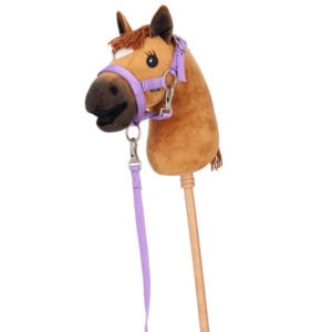 Halsterset QHP Hobby Horse Lila
