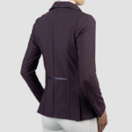 Achterzijde Wedstrijdjas EQPRO Willow Kids Plum