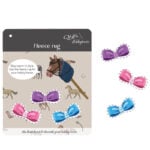 Verpakking Fleecedeken QHP Hobby Horse Lila
