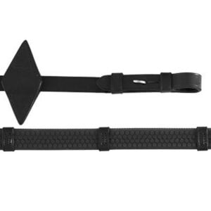 Rubber Teugels BR Eventa Met Stops Zwart/Zilver