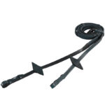Productfoto Rubber Teugels BR Eventa Met Stops Zwart/Zilver