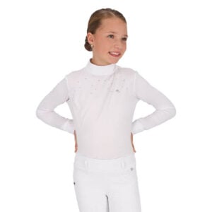 Wedstrijdshirt QHP Amilara Junior Wit