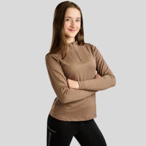 Longsleeve Montar MoEverline Crystal Kids Nougat Brown