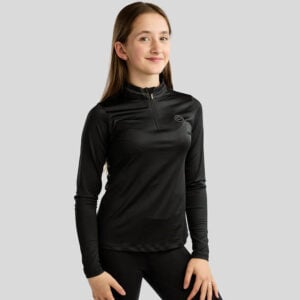 Longsleeve Montar MoEverline Crystal Kids Zwart