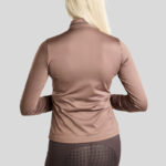 Achterzijde Longsleeve Montar MoVeronica Crystal Nougat Brown