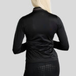 Achterzijde Longsleeve Montar MoVeronica Crystal Zwart