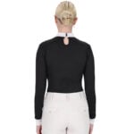 Achterzijde Wedstrijdshirt QHP Amilara Zwart