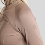 Logo mouw Vest Montar MoVeronica Crystal Nougat Brown