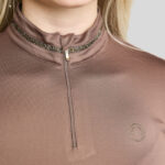 Detail Longsleeve Montar MoVeronica Crystal Nougat Brown