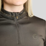 Detail Longsleeve Montar MoVeronica Crystal Forest Green