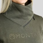 Logo voorzijde Trui Montar MoNaja Forest Green