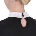 Knoopsluiting Wedstrijdshirt QHP Amilara Zwart