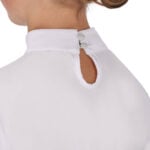 Knoopsluiting Wedstrijdshirt QHP Amilara Junior Wit