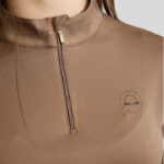 Logo borst Longsleeve Montar MoEverline Crystal Kids Nougat Brown