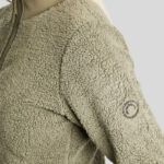 Logo mouw Teddy Vest Montar MoEbba Dusty Green