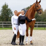 Lifestyle foto Wedstrijdshirt QHP Amilara Wit