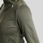 Crystallen logo mouw Trui Montar MoNaja Forest Green
