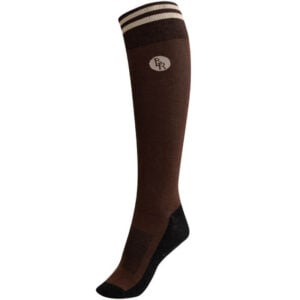 Paardrijsokken BR Liliane Choco Martini
