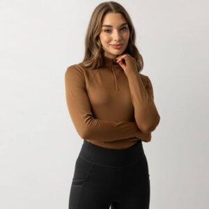 Pullover Met Rits BR Lieke Cognac Ochre