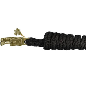 Bucas Halstertouw Comfort Paniekhaak Zwart/Zwart
