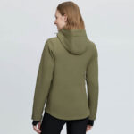 Achterzijde Softshell Jas LeMieux Celine Willow Green